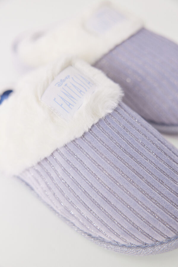 Women'secret Chinelos de pele lurex Snoopy rosa