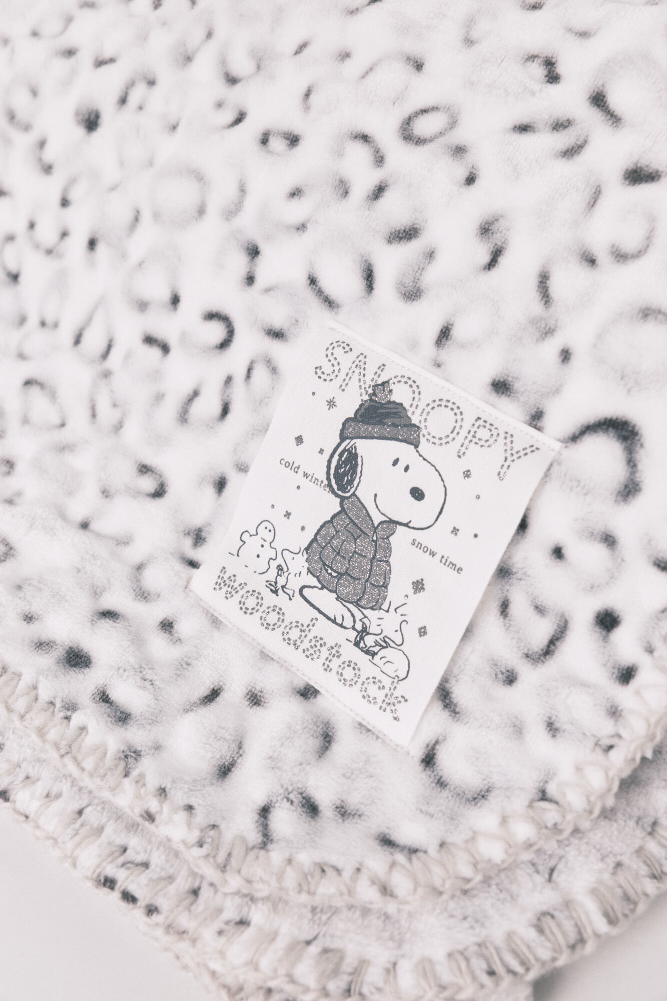 Women'secret Manta para casa com estampado de animal do Snoopy
