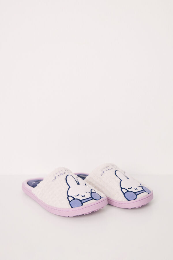 Women'secret Zapatillas casa tipo ducha Miffy azul