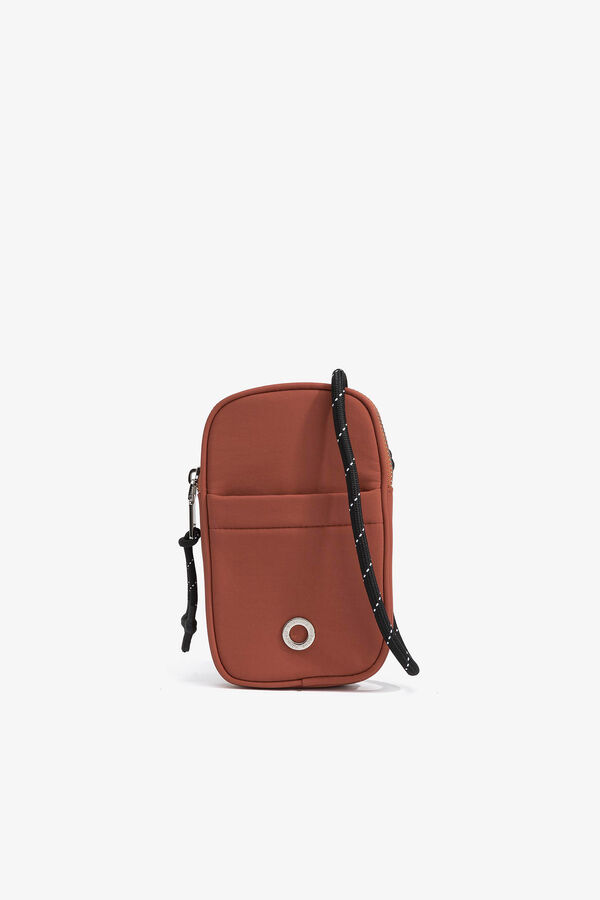 Vilanova Bolso para M&oacute;vil de Nailon naranja