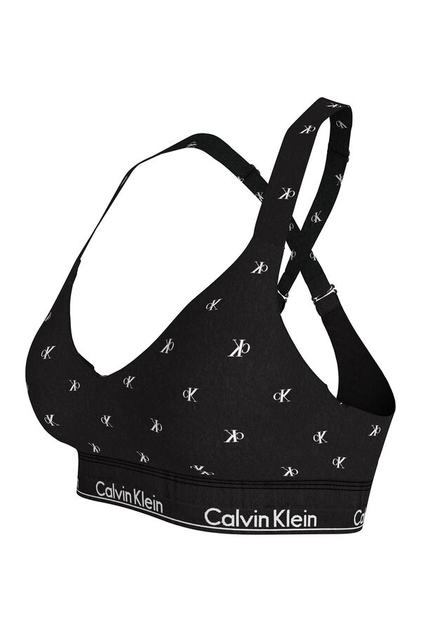 Calvin Klein bralette CK preto