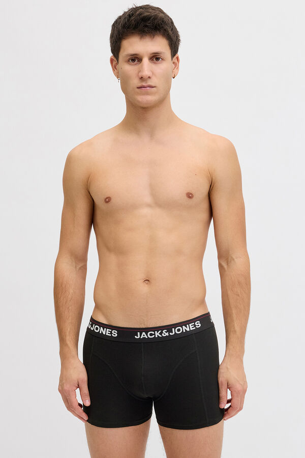 Jack & Jones Pack 3 boxer combinado logo azul