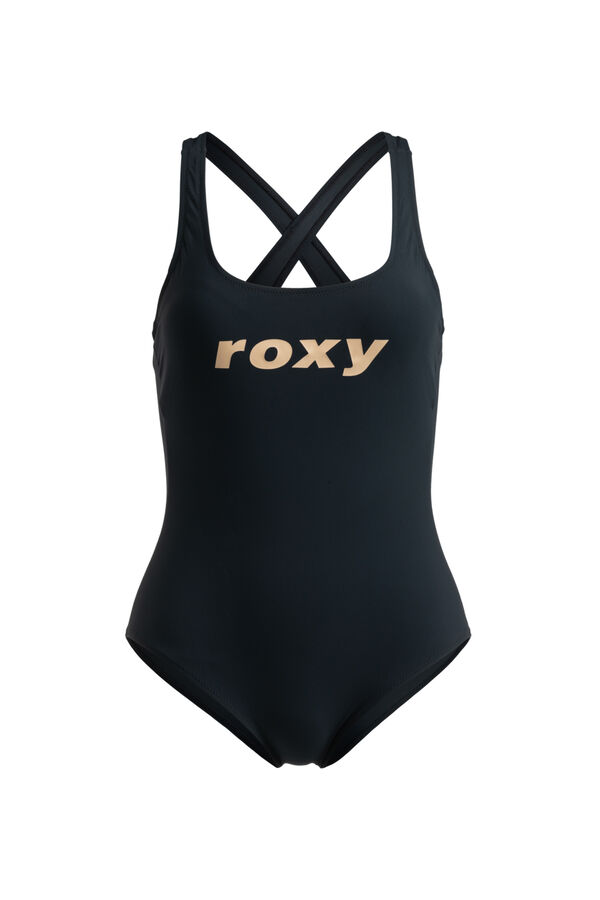 Roxy Ba&ntilde;ador entero con tirantes cruzados para Mujer - ROXY Active  negro