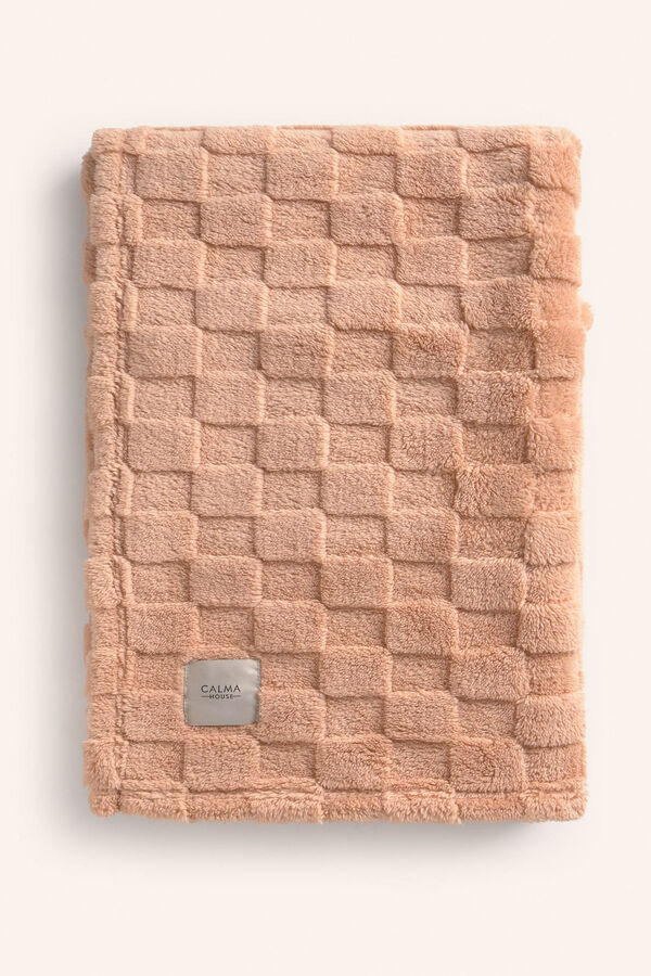 Calma House Plaid de cuadros rosas Damero rosa