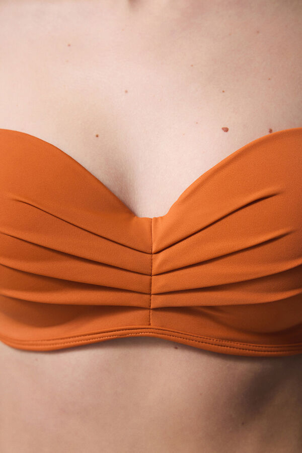 Penti Top de bikini naranja naranja