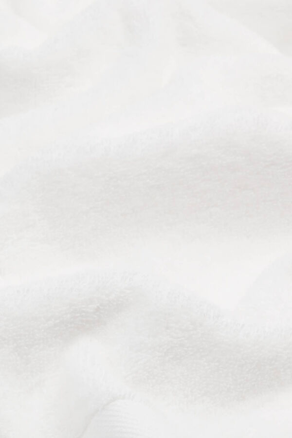 Textura Toalha sanefa com linho branco