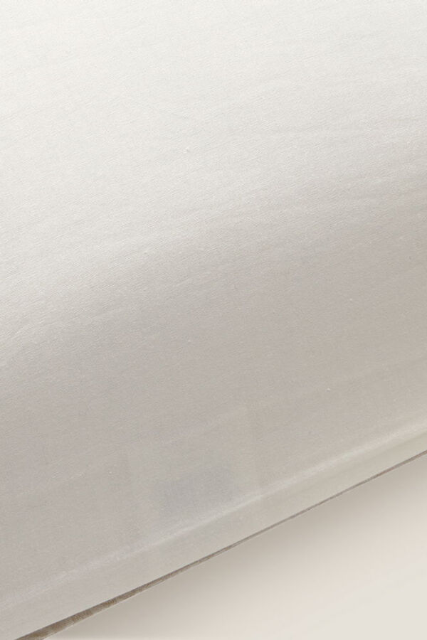 Textura Fronha com estrutura de flores bege