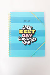 Mr. Wonderful Carpeta espiral hojas transparentes estampado