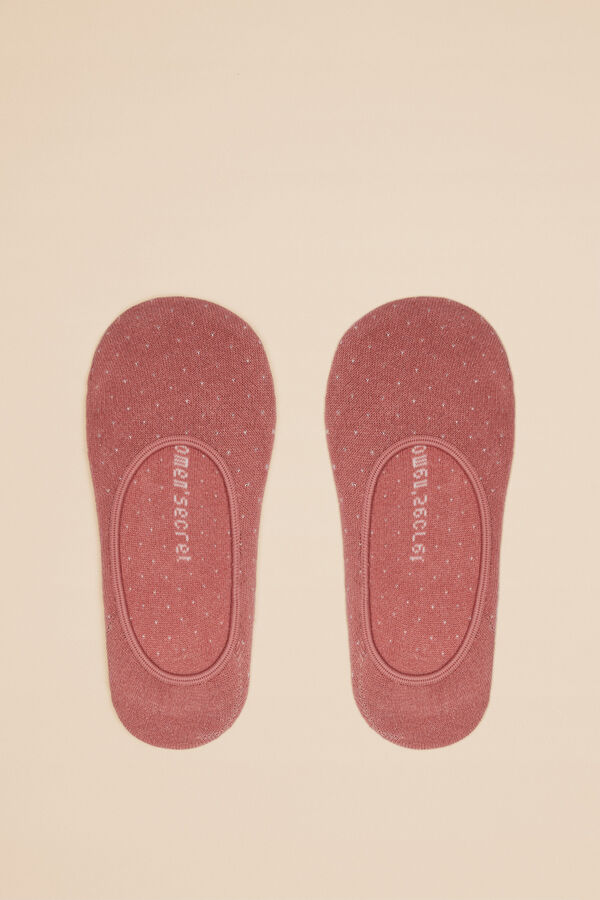 Women'secret Meias invis&iacute;veis em rosa rosa