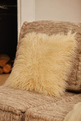 Calma House Funda de coj&iacute;n crudo Mongolian amarillo