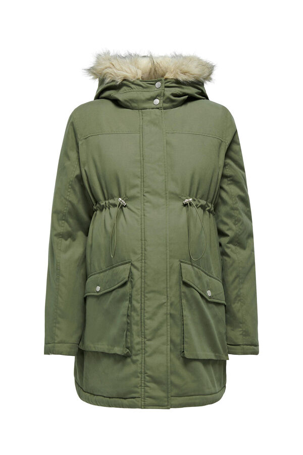 Womensecret Parka con capucha maternity kaki