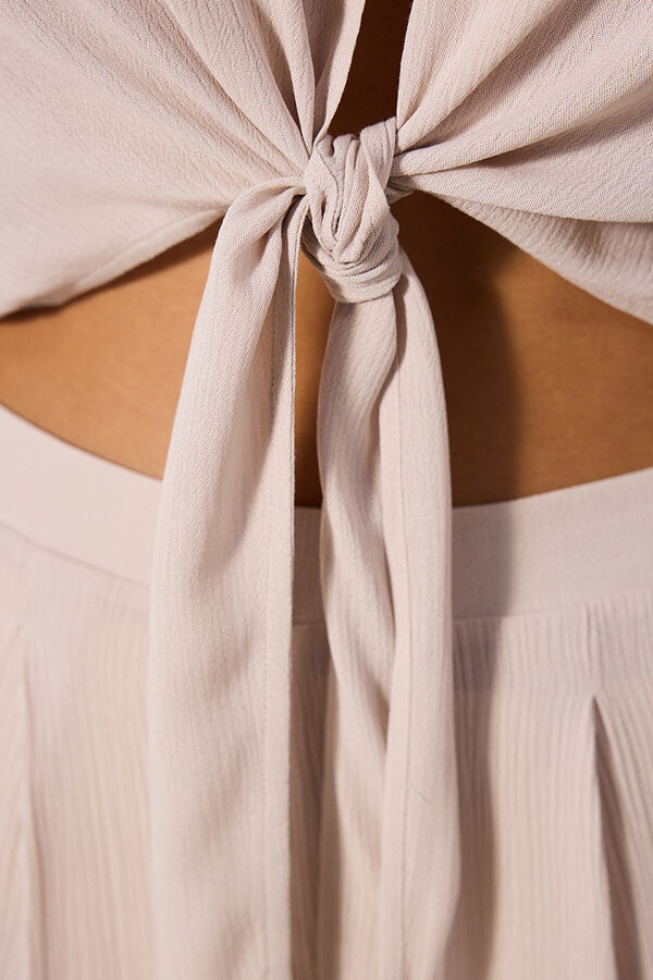 Penti Vestido de praia bege cru