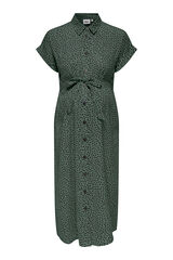 Only Maternity Vestido camisa maternity liso verde