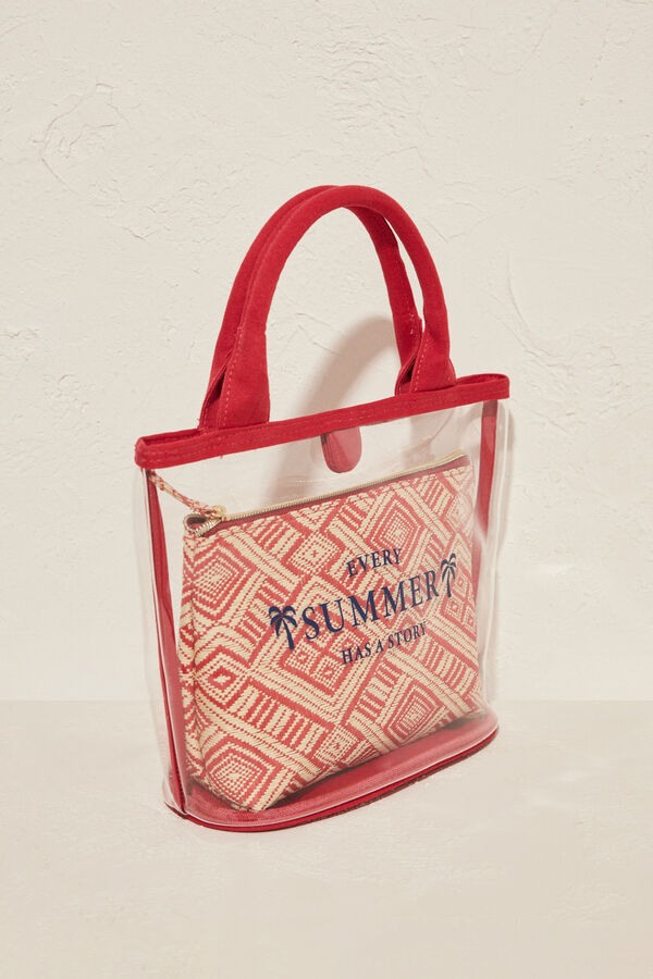 Women'secret Pack 2 neceseres rojo &eacute;tnico rojo