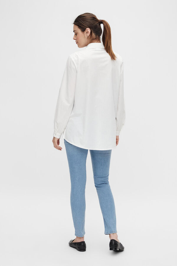 Mamalicious Calças de ganga slim maternity azul