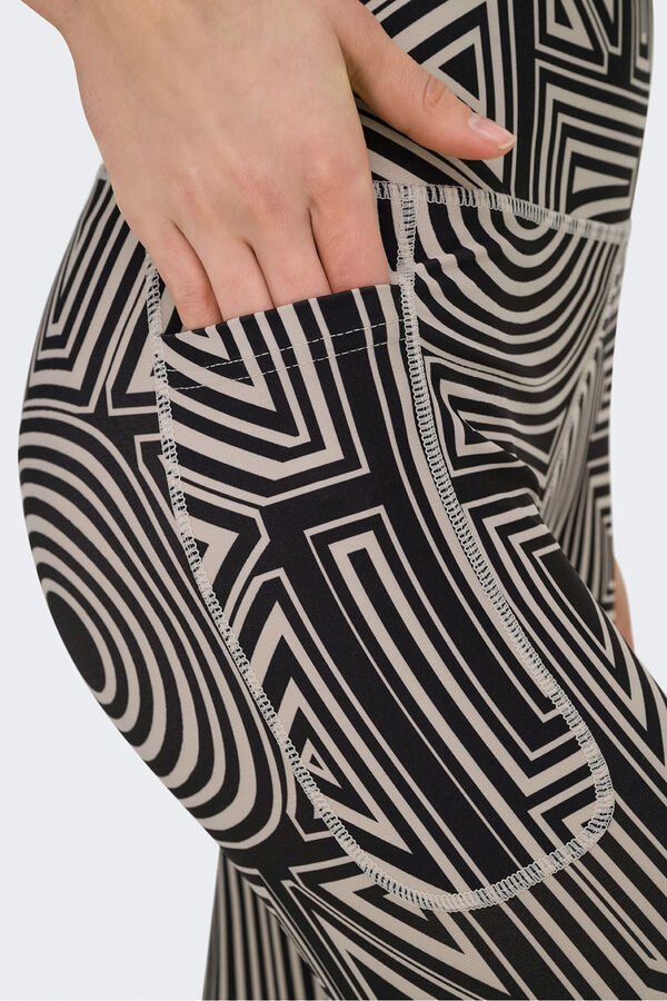 Only Play Leggings desportivas com estampado cru