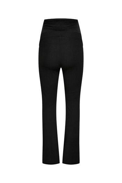 Womensecret Pantalón campana maternity negro