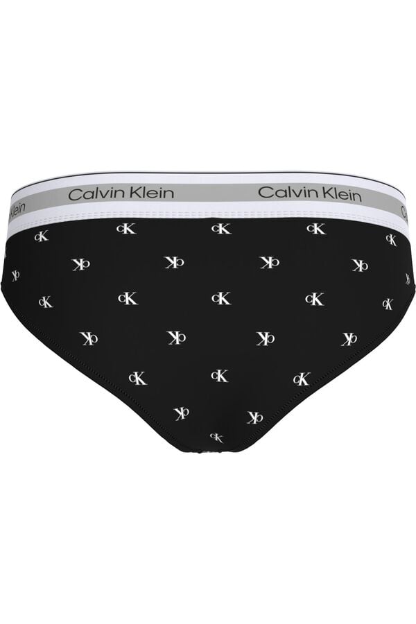 Calvin Klein Cuequinha brasileira estampada com logo preto
