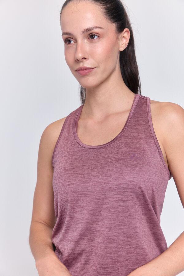 Only Play T-shirt de al&ccedil;as rosa