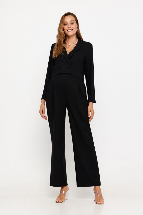 Mamalicious Blazer com glitter maternity preto