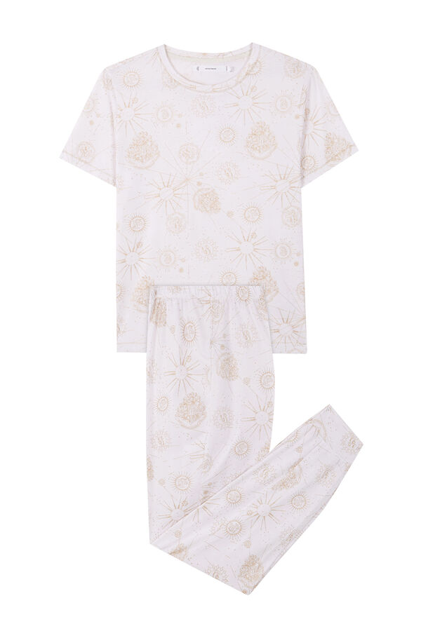 Women'secret Pijama 100% algod&oacute;n Harry Potter marfil