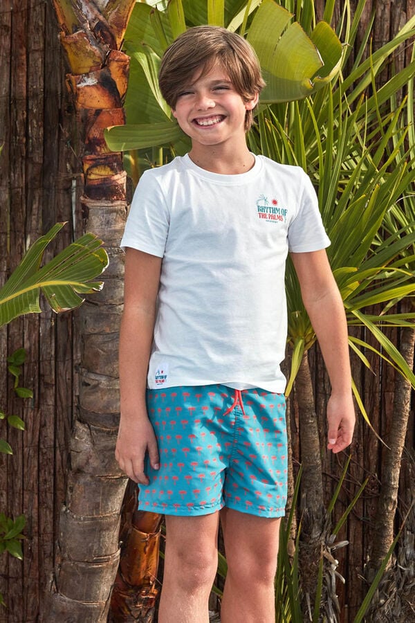 Gocco Mai&ocirc; com detalhes em cinza fosforescente cinzento