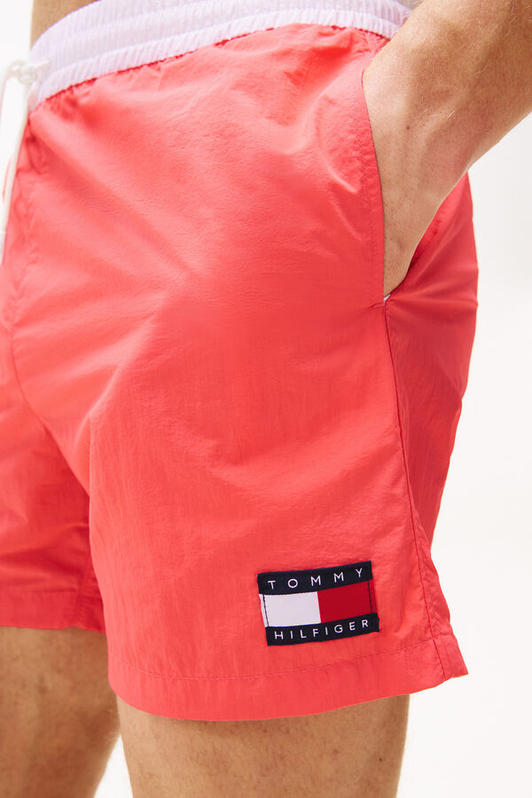 Tommy Jeans Ba&ntilde;ador de medio largo verde