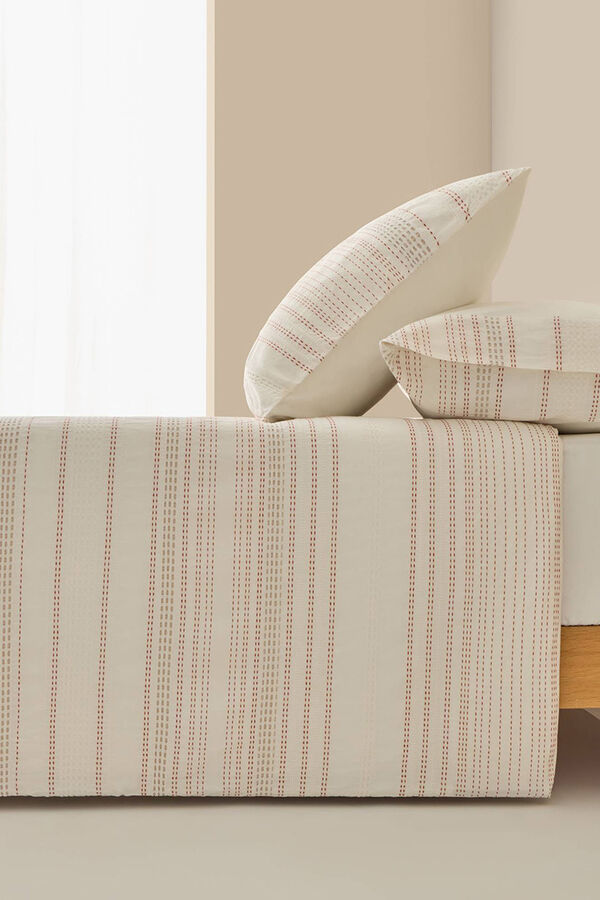 Textura Capa de edredom texturizada vermelho