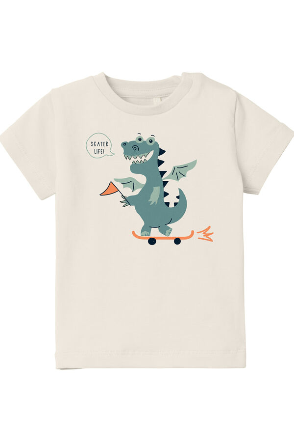 Name it T-shirt de menino manga curta branco