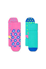 Happy Socks Meias unissex de bolinhas estampado