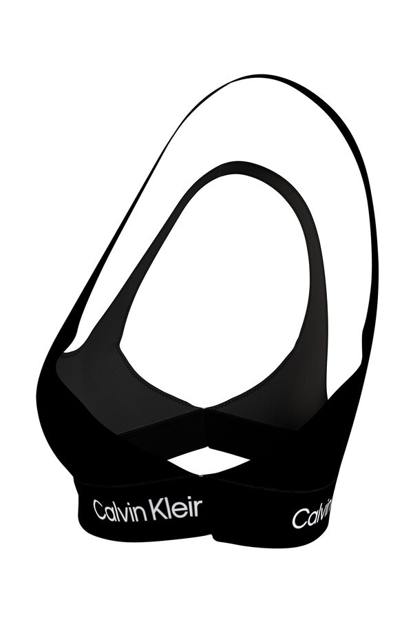 Calvin Klein Parte de arriba de bikini bralette  negro