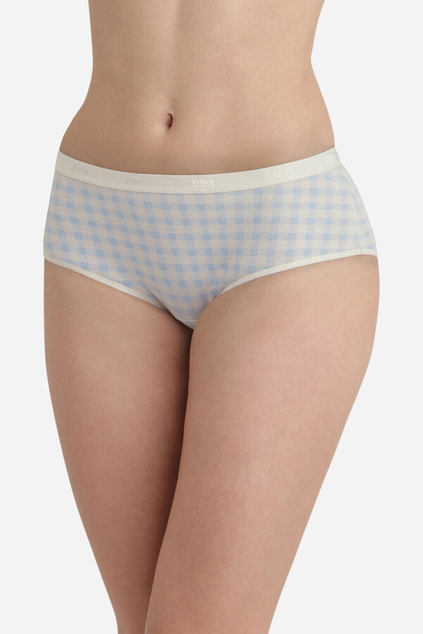 DIM Pack de 3 bragas culotte de algod&oacute;n el&aacute;stico con estampados estampado