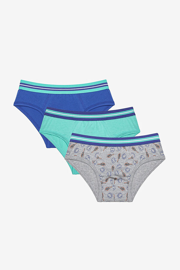 Penti Slips para crian&ccedil;a (3 unidades) estampado