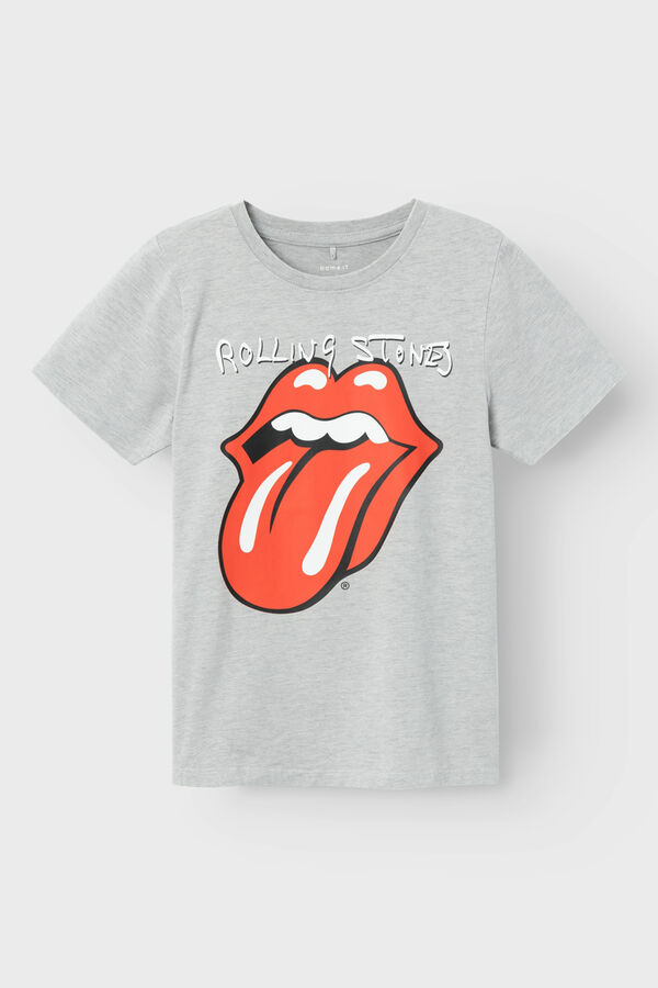Name it Camisola de manga curta de Rolling Stones cinzento