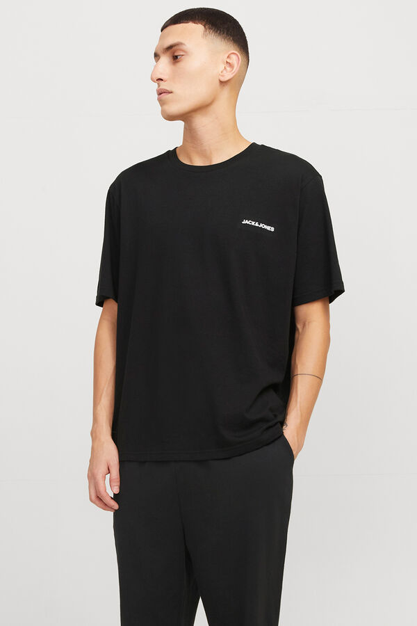Jack & Jones Pack camiseta y pantal&oacute;n negro