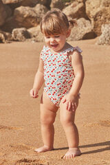 Gocco Ba&ntilde;ador de estampado cerezas blanco blanco