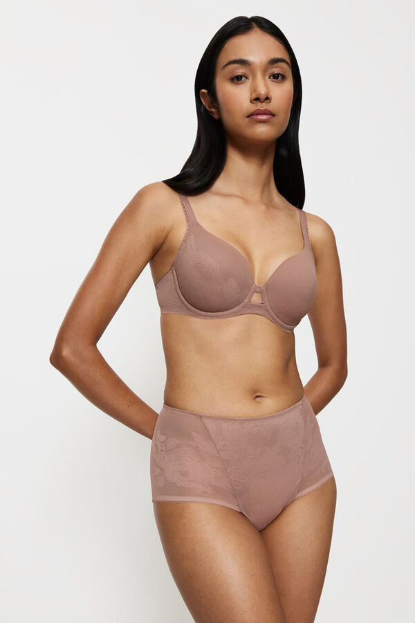 Triumph Wild Rose Sensation Maxi Calcinha Alta rosa