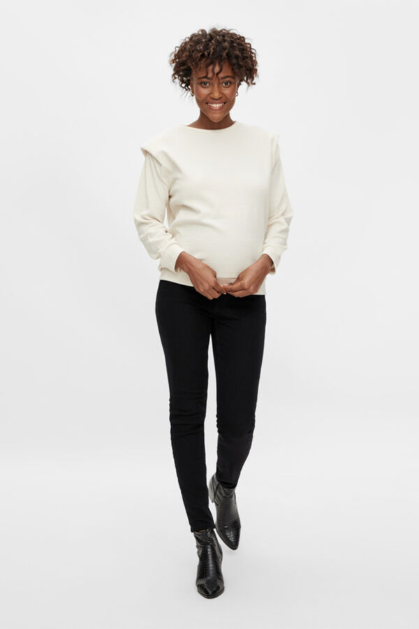 Mamalicious Jeggings maternity de algod&atilde;o preto