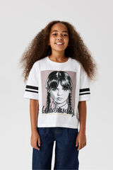 Name it Camiseta quarta-feira para meninas branco