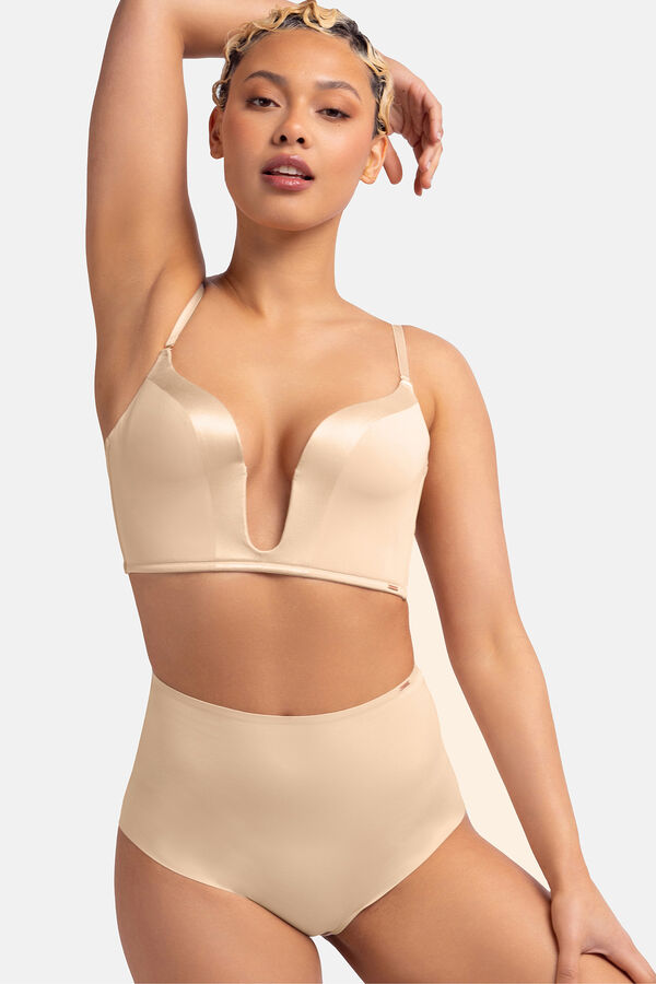 Dorina Suti&atilde; com enchimento bege