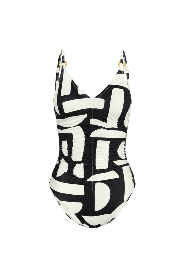 Triumph Fato de banho estampado branco