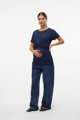 Mamalicious T-shirt amamenta&ccedil;&atilde;o maternity azul