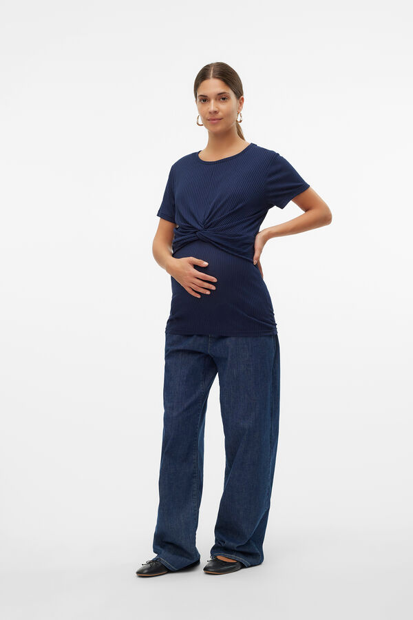 Mamalicious T-shirt amamenta&ccedil;&atilde;o maternity azul