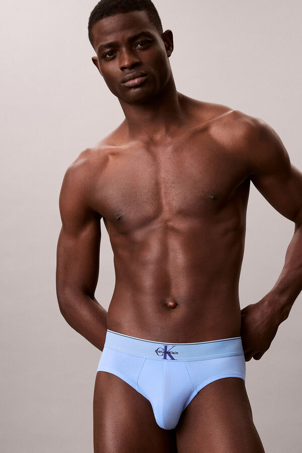 Calvin Klein Pack 3 slips azul