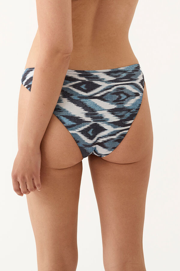 Promise Braga bikini cl&aacute;sica &eacute;tnico azul