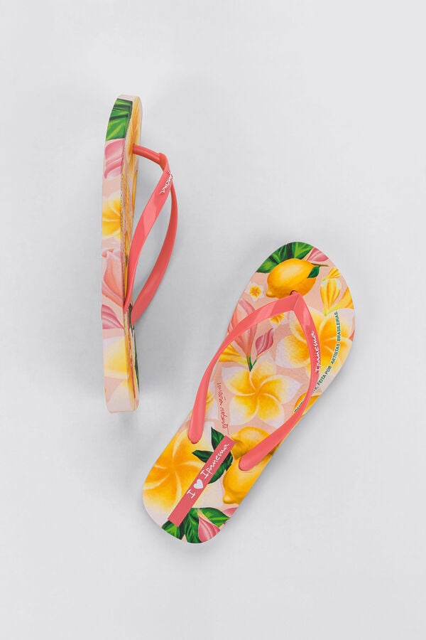Ipanema Chanclas print floral tropical estampado