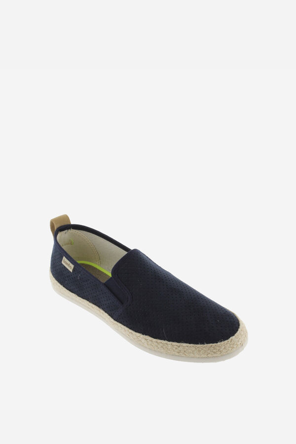 Victoria Alpargatas antelina azul