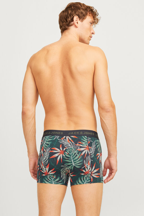 Jack & Jones Pack 3 b&oacute;xers cortos verde