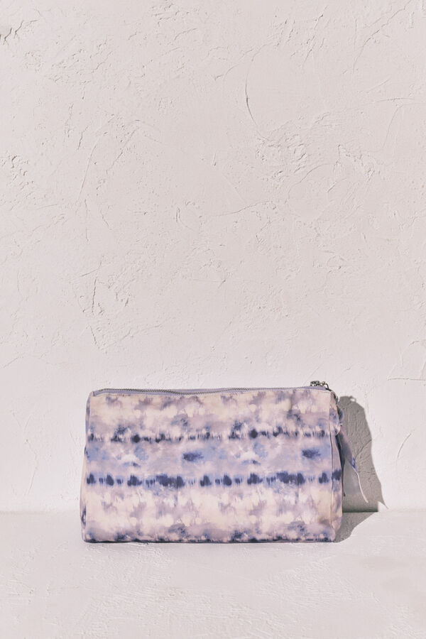 Women'secret Bolsa ba&ntilde;ador- bikini impermeable Tie Dye lila estampado
