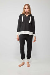 Gisela Conjunto sudadera y pantal&oacute;n negro